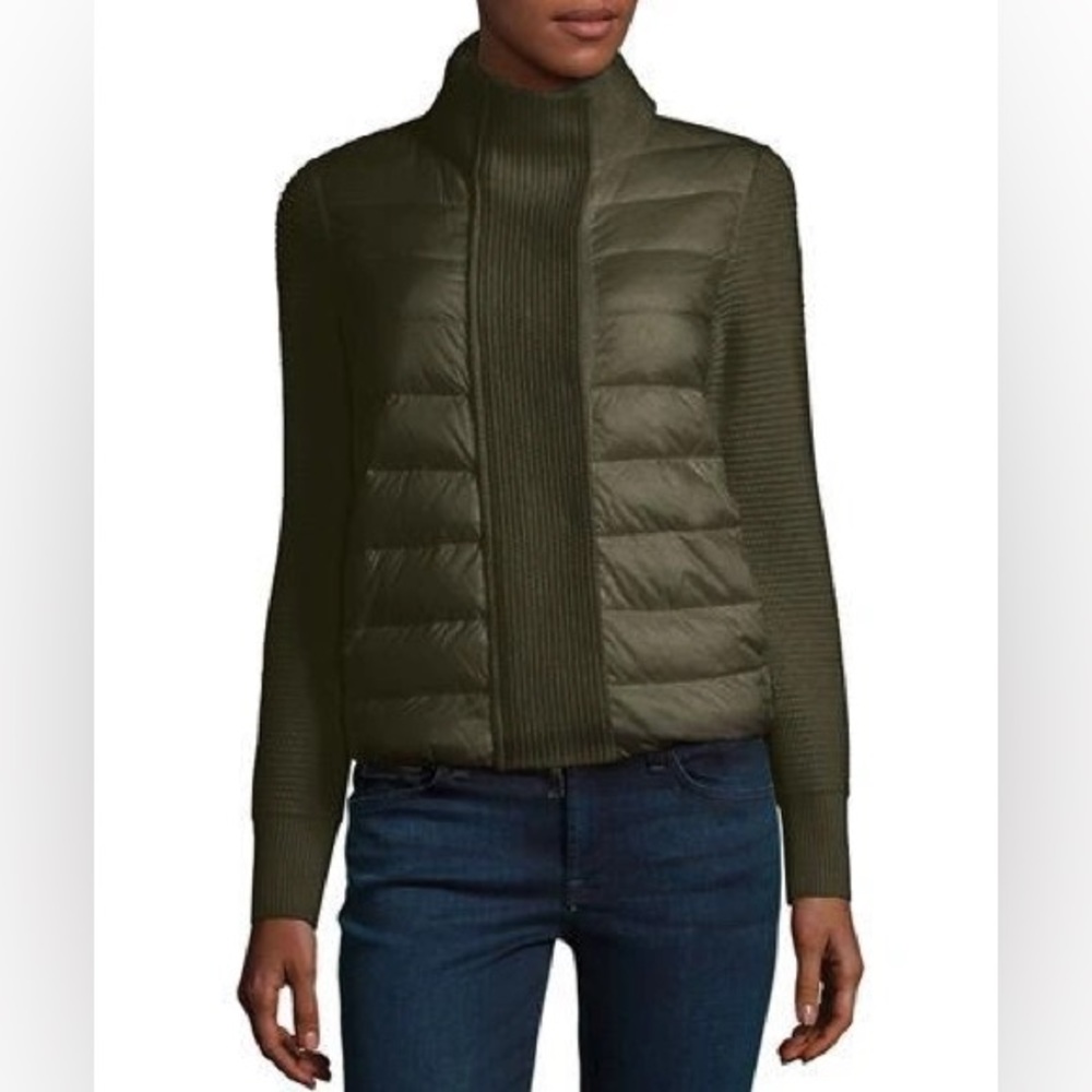 Moncler Maglione Quilted Tricot Cardigan Jacket